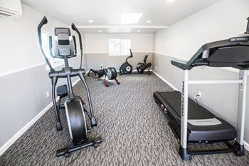 Fitness center with cardio equipment